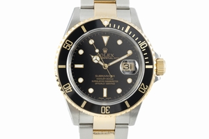 Rolex Submariner steel / gold automatic Kal. 3135 Ref. 16613