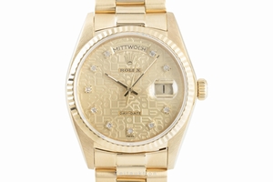 Rolex Day-Date 18 ct gold automatic Kal. 3053 Ref. 18038 VINTAGE