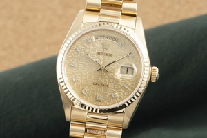 Rolex Day-Date 18 ct gold automatic Kal. 3053 Ref. 18038 VINTAGE