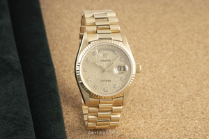 Rolex Day-Date 18 ct gold automatic Kal. 3053 Ref. 18038 VINTAGE