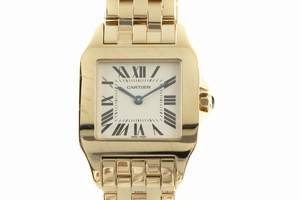 Cartier Santos 18 ct gold quartz Kal. 690 Ref. W25062X9, 2702