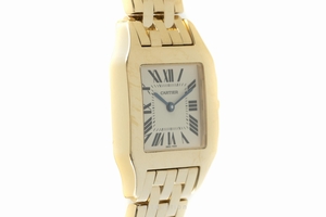Cartier Santos 18 ct gold quartz Kal. 690 Ref. W25062X9, 2702