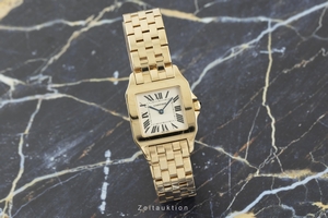 Cartier Santos 18 ct gold quartz Kal. 690 Ref. W25062X9, 2702