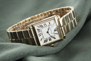 Cartier Tank Obus 18 ct gold quartz Kal. 157.06 Ref. 1630