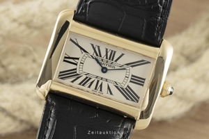Cartier Tank Divan 18 ct gold quartz Kal. 690 Ref. 2602
