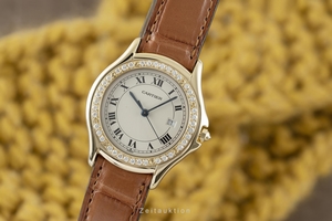 Cartier Cougar 18 ct gold quartz Kal. 87 Ref. 887905