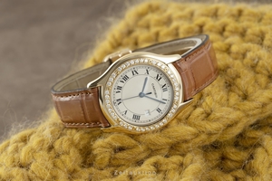 Cartier Cougar 18 ct gold quartz Kal. 87 Ref. 887905