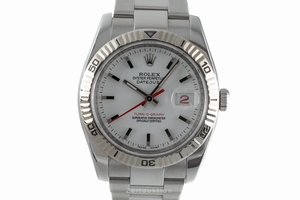 Rolex Datejust Turn-O-Graph steel / white gold automatic Kal. 3135 Ref. 116264
