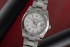 Rolex Datejust Turn-O-Graph steel / white gold automatic Kal. 3135 Ref. 116264