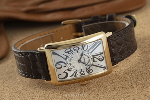 Franck Muller Long Island 18 ct gold quartz Kal. 032 Ref. 952QZ