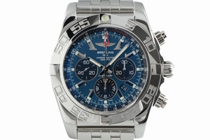 Breitling Chronomat 47 GMT chronograph steel automatic Kal. B04 Ref. AB0410