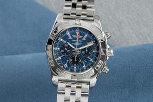 Breitling Chronomat 47 GMT chronograph steel automatic Kal. B04 Ref. AB0410
