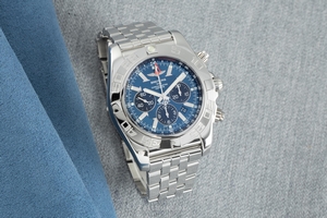 Breitling Chronomat 47 GMT chronograph steel automatic Kal. B04 Ref. AB0410