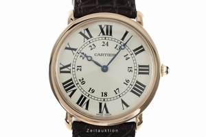 Cartier Ronde Louis 18 ct red gold manual winding Kal. 430MC Ref. 2889