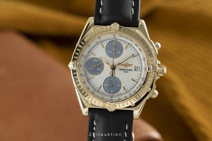 Breitling Chronomat chronograph 18 ct gold automatic Kal. B13 Ref. K13050.1