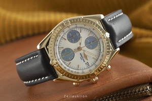 Breitling Chronomat chronograph 18 ct gold automatic Kal. B13 Ref. K13050.1