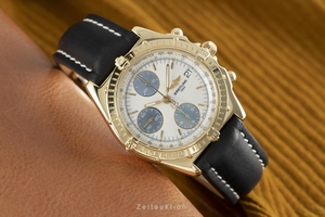 Breitling Chronomat chronograph 18 ct gold automatic Kal. B13 Ref. K13050.1