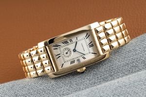 Cartier Tank Americaine 18 ct gold quartz Kal. 11 Ref. 811905