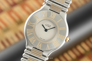 Cartier Must De Cartier 21 gilt steel quartz Kal. 90 Ref. 1330