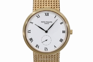 Patek Philippe Calatrava 18 ct gold manual winding Kal. 215 Ref. 3919