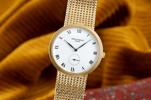 Patek Philippe Calatrava 18 ct gold manual winding Kal. 215 Ref. 3919