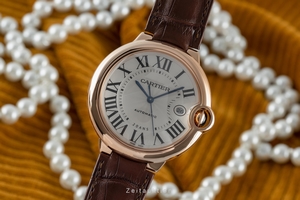 Cartier Ballon Bleu de Cartier 18 ct red gold automatic Kal. 1847MC Ref. 3941