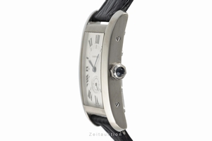 Cartier Tank Americaine 18 ct white gold quartz Kal. 012 Ref. 3012905