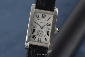 Cartier Tank Americaine 18 ct white gold quartz Kal. 012 Ref. 3012905