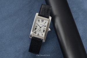 Cartier Tank Americaine 18 ct white gold quartz Kal. 012 Ref. 3012905