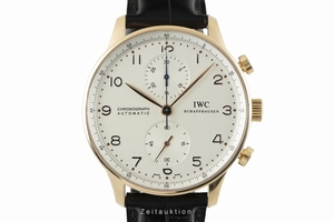 IWC Portugieser chronograph 18 ct red gold automatic Kal. C.79350 Ref. IW3714-02