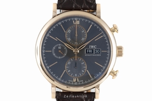 IWC Portofino chronograph 18 ct red gold automatic Kal. C.75320 Ref. IW391021