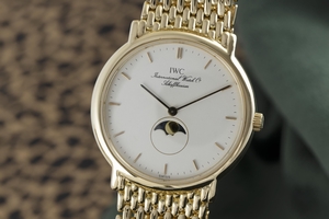 IWC Portofino 18 ct gold quartz Kal. 618 Ref. 3853