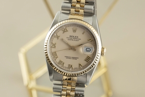 Rolex Datejust steel / gold automatic Kal. 3135 Ref. 16233