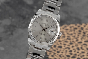 Rolex Date steel / white gold automatic Kal. 3135 Ref. 115234
