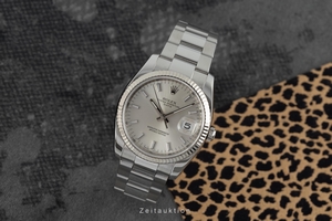 Rolex Date steel / white gold automatic Kal. 3135 Ref. 115234