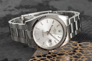 Rolex Date steel / white gold automatic Kal. 3135 Ref. 115234