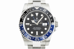 Rolex GMT Master II steel automatic Kal. 3186 Ref. 116710BLNR