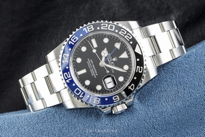 Rolex GMT Master II steel automatic Kal. 3186 Ref. 116710BLNR