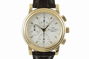 IWC Amalfi chronograph 18 ct gold automatic Kal. C.7901 Ref. 3703-001