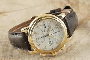 IWC Amalfi chronograph 18 ct gold automatic Kal. C.7901 Ref. 3703-001