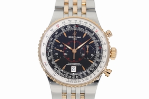 Breitling Montbrillant chronograph steel / gold automatic Kal. B23 Ref. C23340