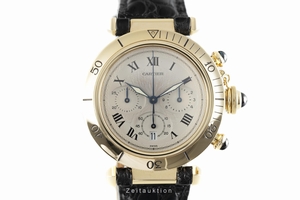 Cartier Pasha chronograph 18 ct gold quartz Kal. 053 Ref. 09601