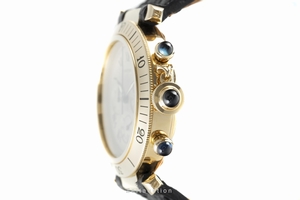 Cartier Pasha chronograph 18 ct gold quartz Kal. 053 Ref. 09601