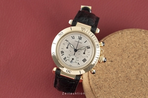 Cartier Pasha chronograph 18 ct gold quartz Kal. 053 Ref. 09601