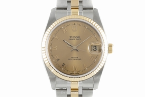 Tudor Prince Date steel / gold automatic Ref. 74033