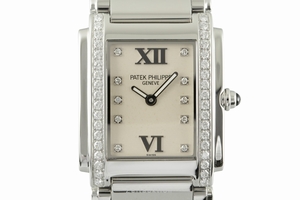 Patek Philippe Twenty 4  steel quartz Kal. E15 Ref. 4910/010