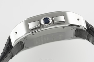 Cartier Santos 100 chronograph steel automatic Kal. 8630 Ref. 2740