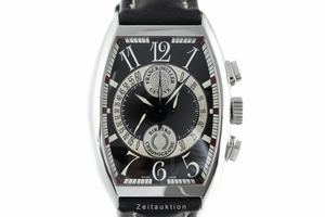 Franck Muller Curvex chronograph steel automatic Kal. FM.7000B Ref. 7850 CC B