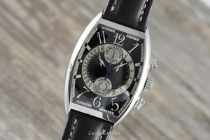 Franck Muller Curvex chronograph steel automatic Kal. FM.7000B Ref. 7850 CC B