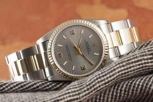 Rolex Oyster Perpetual steel / gold automatic Kal. 2130 Ref. 67513